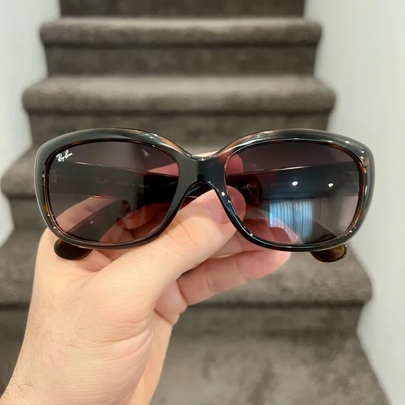 NEW Ray-Ban Jackie Ohh Tortoise Brown Frame Gradient Lens RB4101 58-17 - Picture 2 of 4